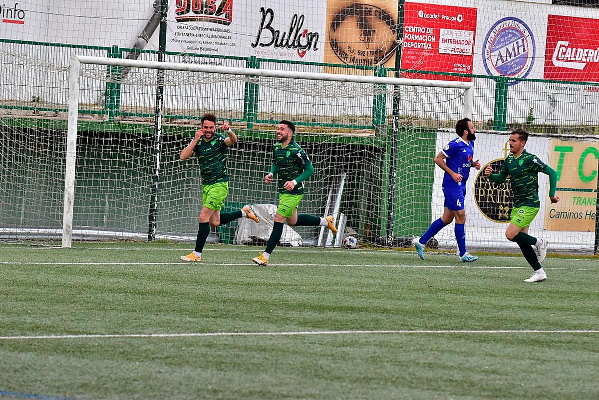 El primer gol del Guijuelo.