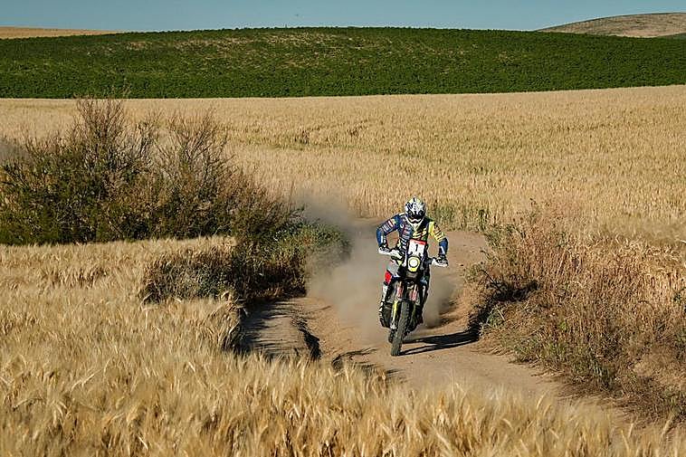 Lorenzo Santolino en el Rally Andalucía.