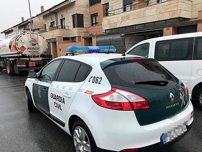 La Guardia Civil en Villamayor.