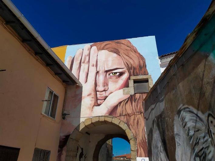 El pueblo salmantino que ya tiene su mural contra la violencia de género