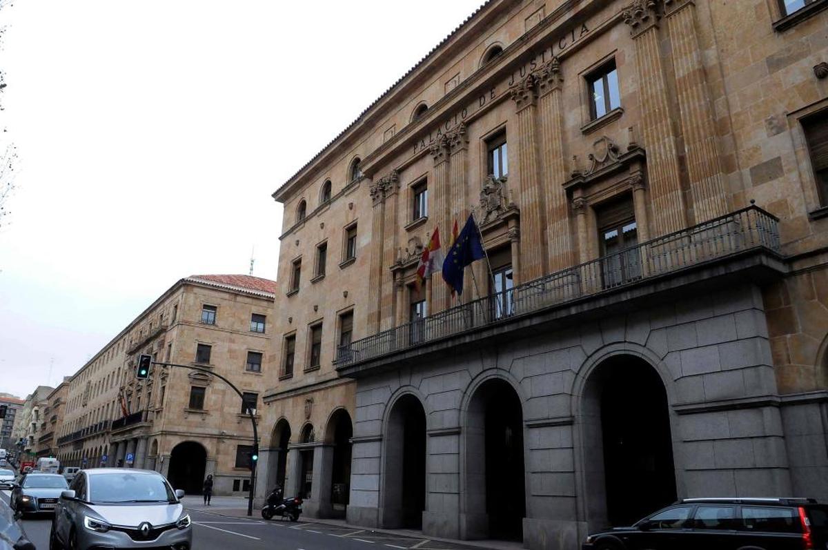 Edificio de la Audiencia Provincial de Salamanca, donde se celebrará el juicio el próximo día 19.