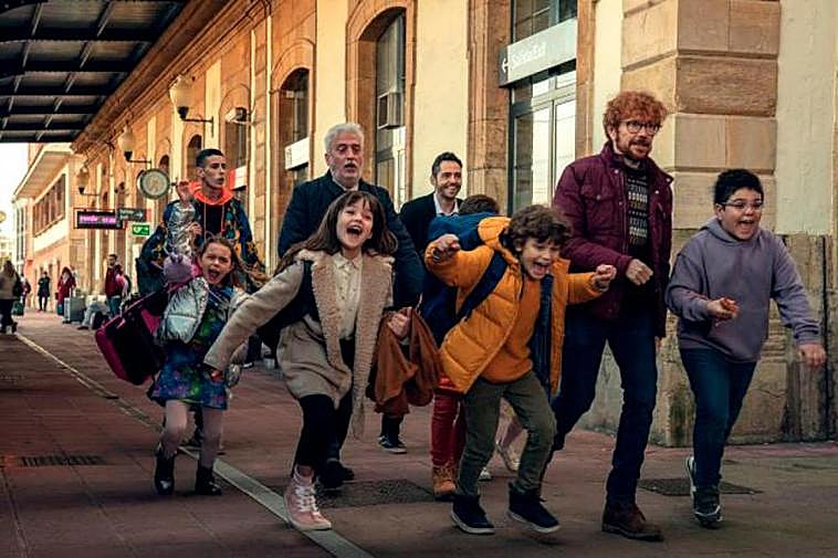 Fotograma de la película “A todo tren, destino Asturias”