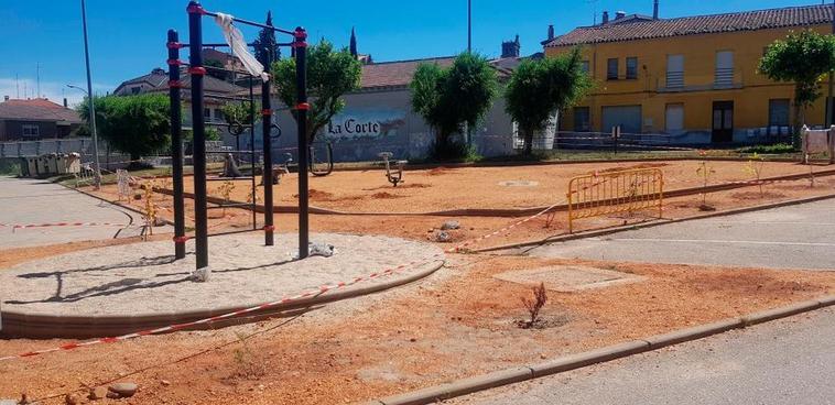 El parque de aparatos biosaludables y calistenia en Ledesma.