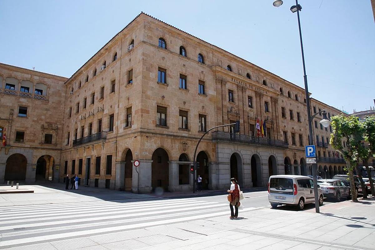 Fachada de la Audiencia Provincial de Salamanca