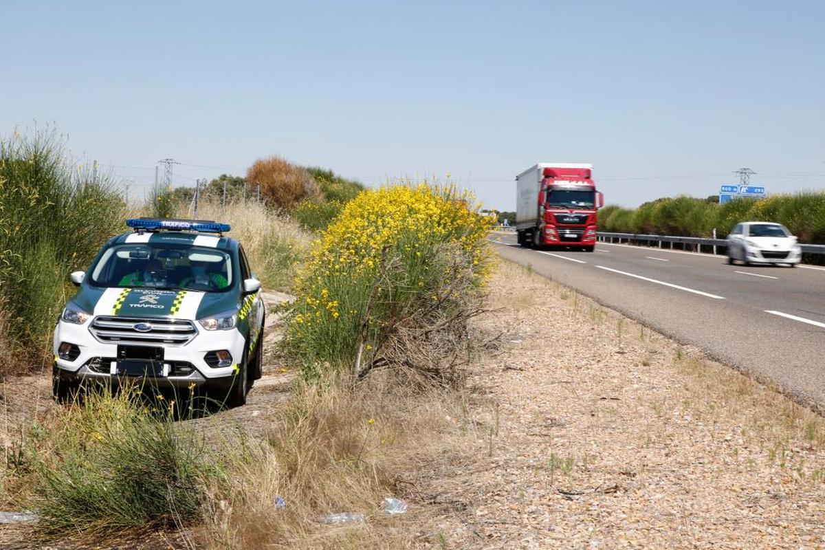 Imagen de un radar de la Guardia Civil en Salamanca.