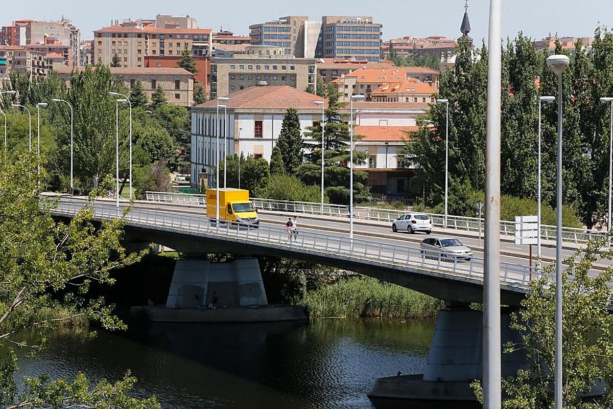 Edificios de viviendas en la capital salmantina.
