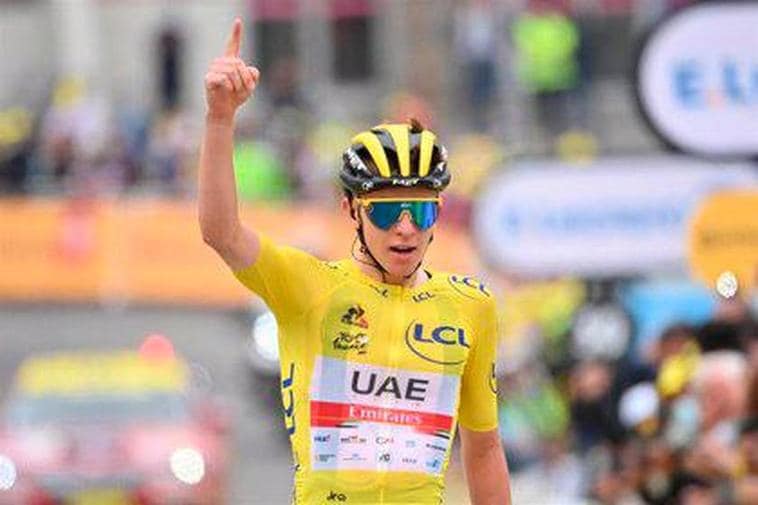 Pogacar se confirma como virtual ganador del Tour en una crono que se lleva Van Aert
