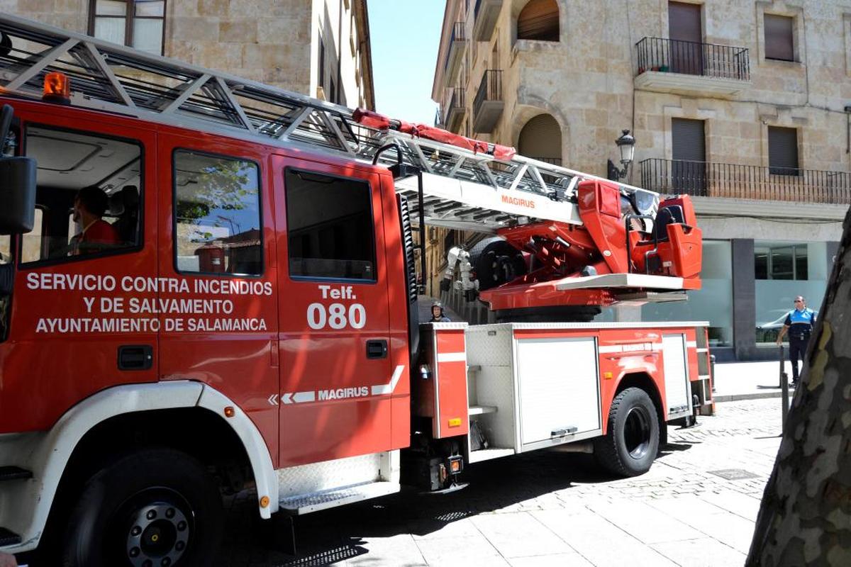 Imagen de archivo de un camión de bomberos.