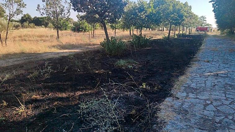 Imagen del incendio.