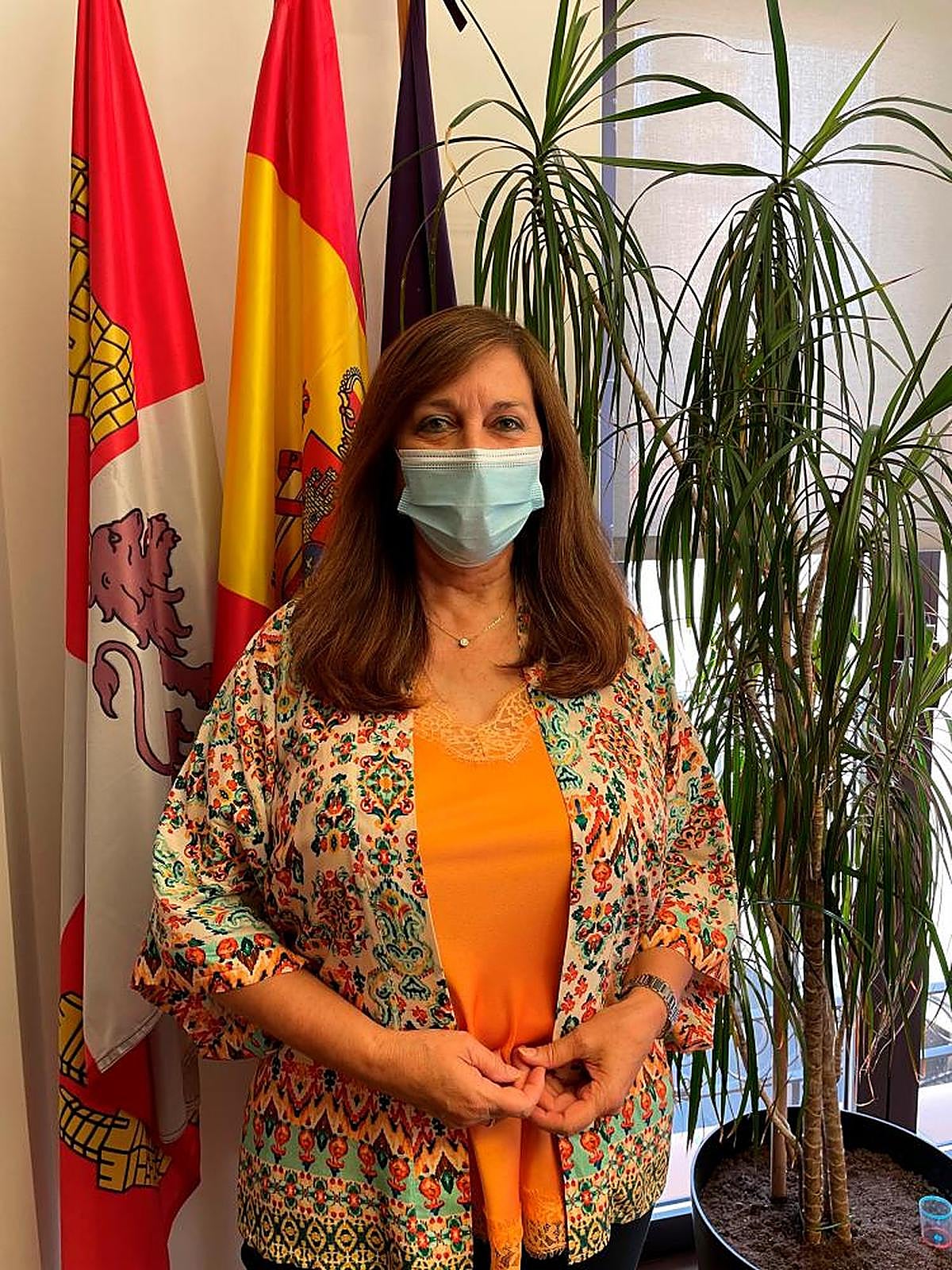 La alcaldesa, Carmen Ávila, en su despacho del Ayuntamiento.