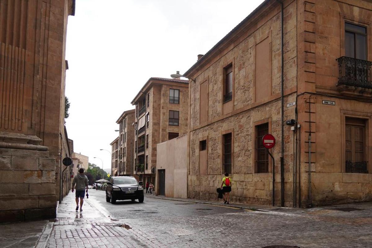 Confluencia de la calle Ancha con la calle Ramón y Cajal, que pasarán a ser peatonales.