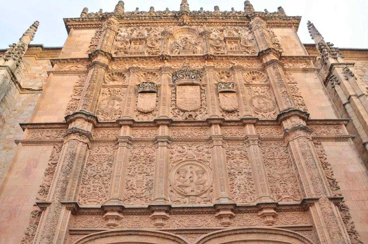 Fachada de la Universidad de Salamanca.