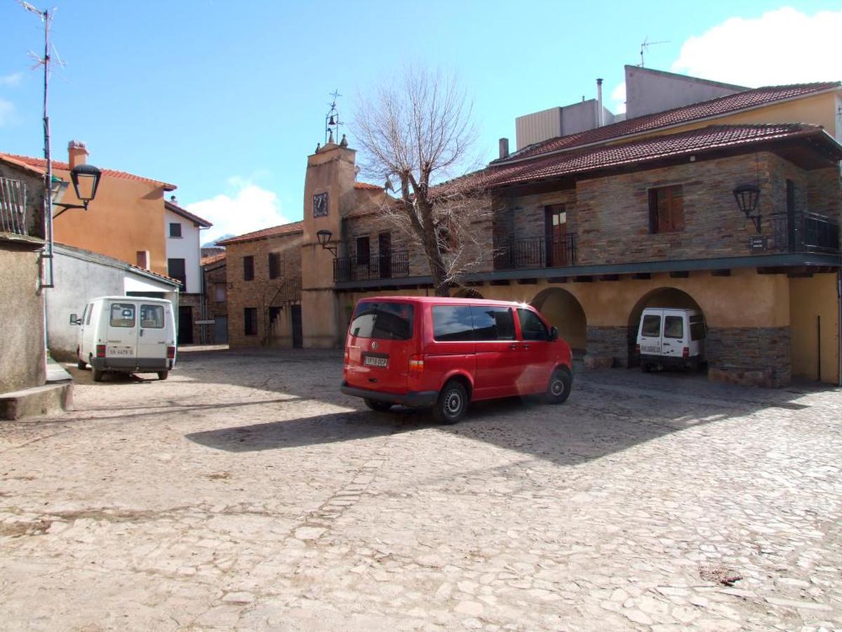 Plaza Mayor de la localidad de Monsagro