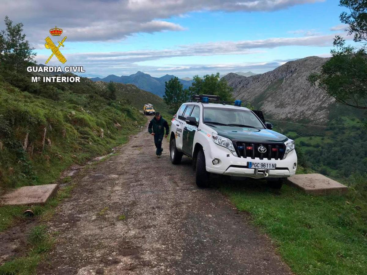 Imagen de un rescate anterior de la Guardia Civil.