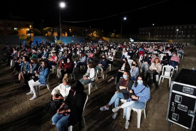 Asistentes al concierto de Camilo el pasado lunes.