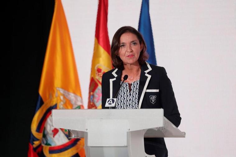 La ministra de Industria, Comercio y Turismo, Reyes Maroto