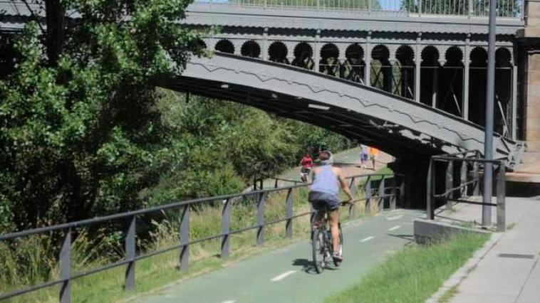 Paseo fluvial de Salamanca, donde sucedieron los hechos.