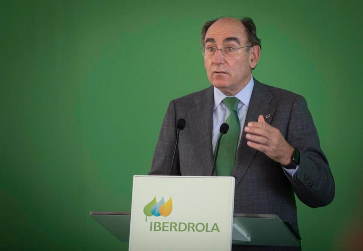 El presidente de Iberdrola, Ignacio Sánchez Galán.