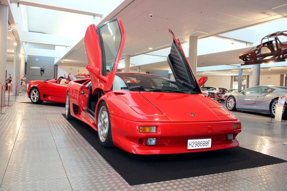 Lamborghini Diablo, uno de los automóviles que protagonizan la muestra ‘Automoción y Diseño Italiano’