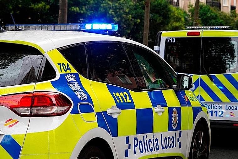 Un coche de la Policía Local de Salamanca.