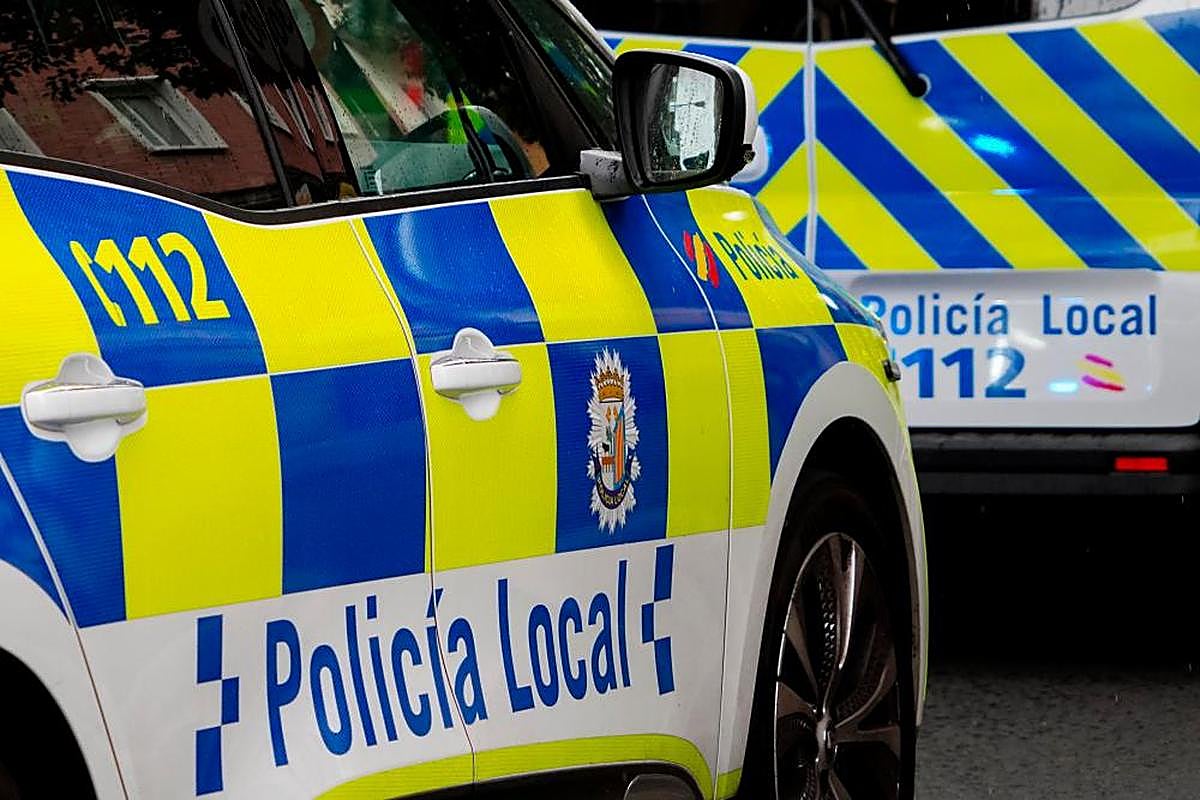 Un coche de la Policía Local de Salamanca.