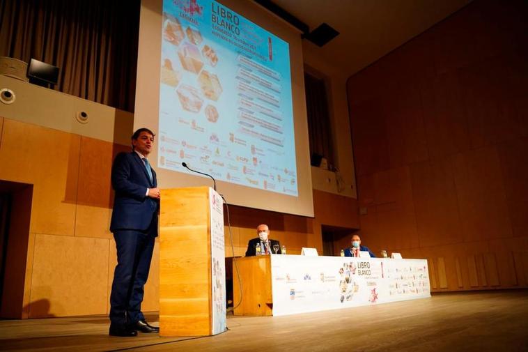 Alfonso Fernández Mañueco en el Congreso del Libro Blanco.