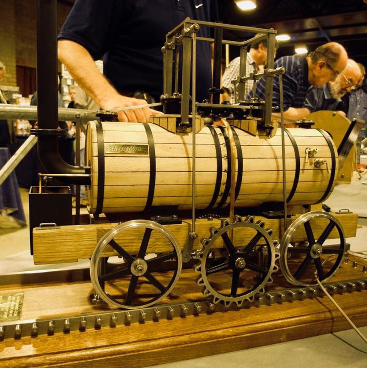 Maqueta de la locomotora “Salamanca”, exhibida en una exposición celebrada en Bristol (Reino Unido).