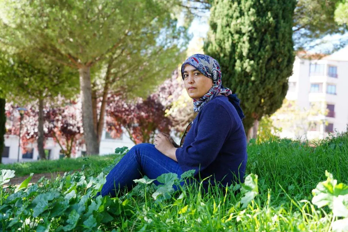 Massouda Kohistani, en las zonas verdes de La Chinchibarra.