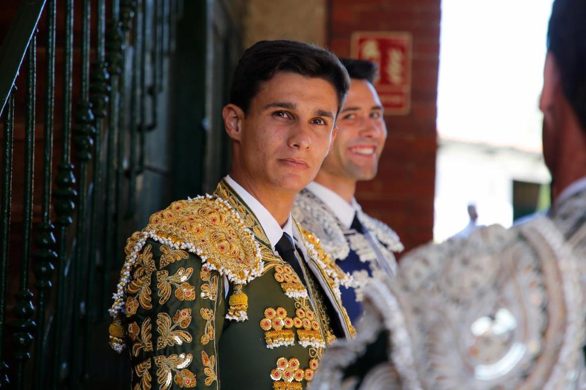 Manuel Diosleguarde, en el patio de cuadrillas de La Glorieta