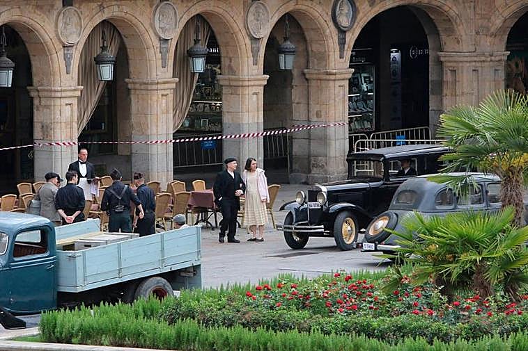 Rodaje en Salamanca de la película ‘Mientras dure la guerra’