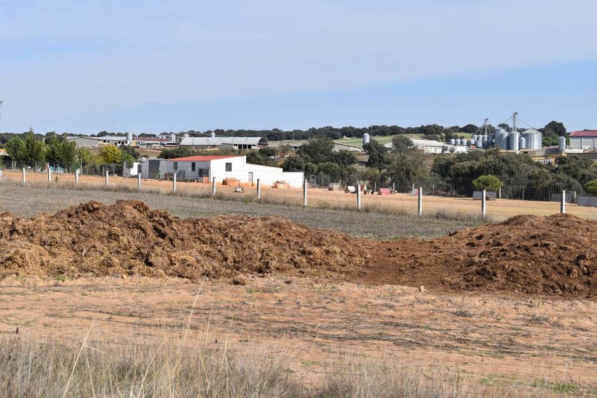 Vista exterior de la finca donde se produjo la muerte del varón