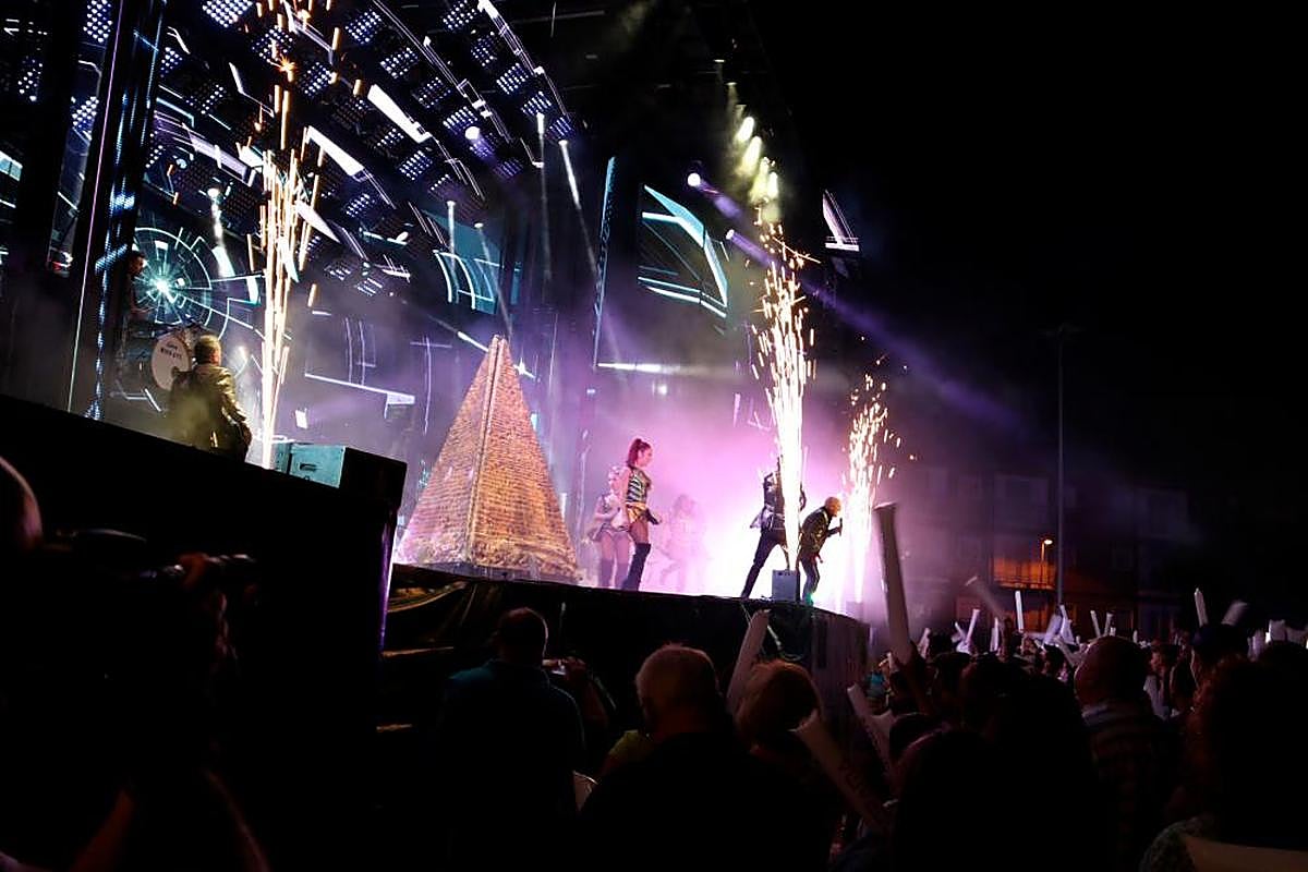 Última actuación de la orquesta Panorama en la provincia