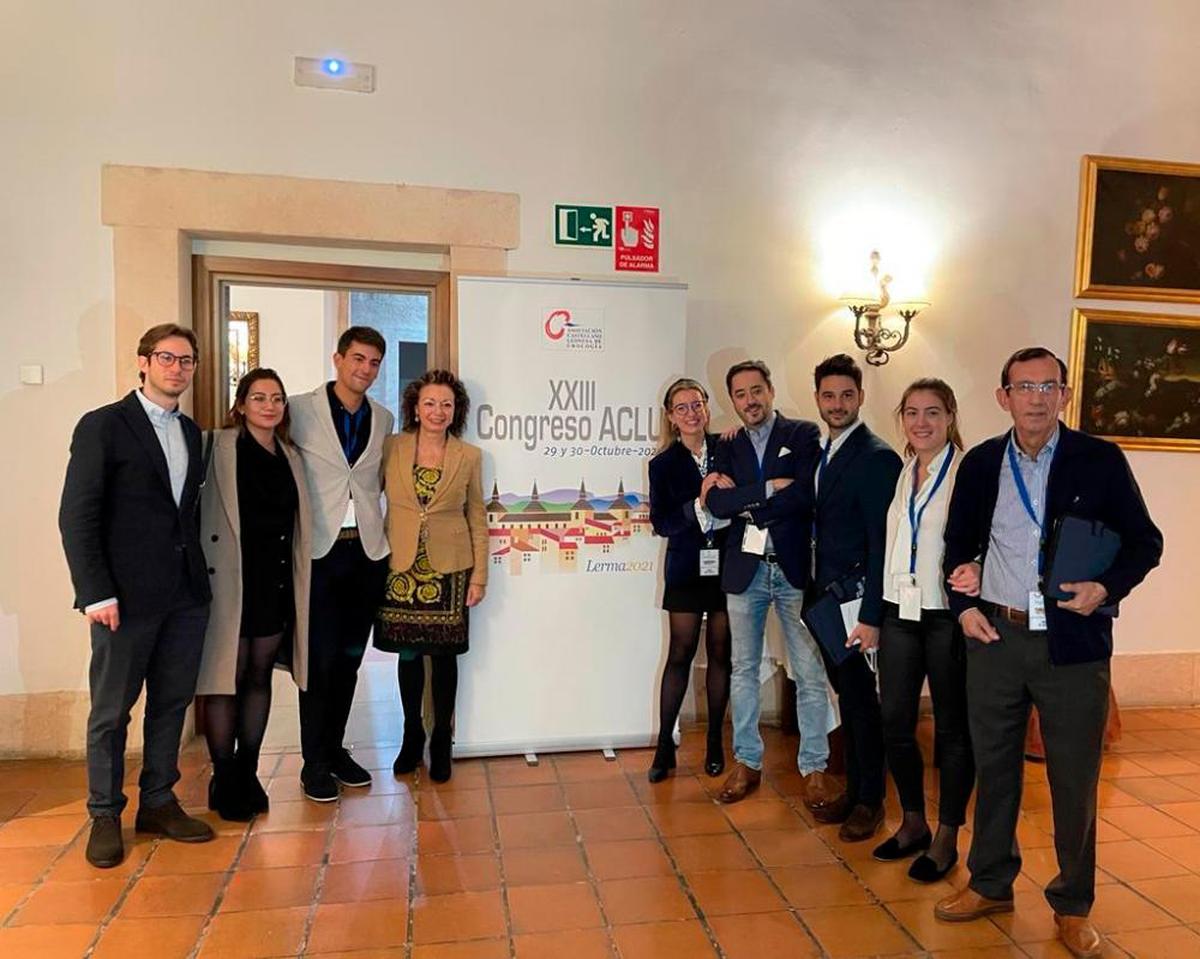 Representantes de la Urología salmantina en el congreso regional.