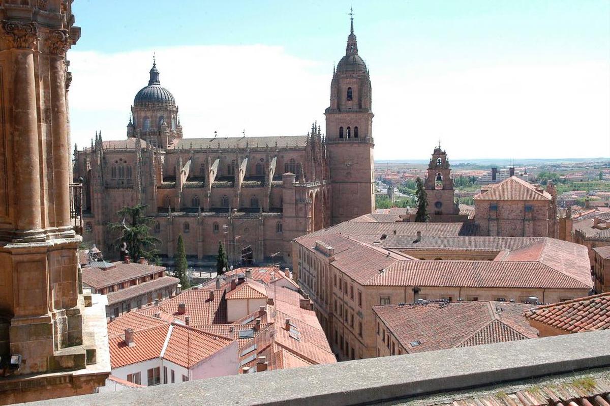 Vista de Salamanca desde una de las torres de la Clerecía