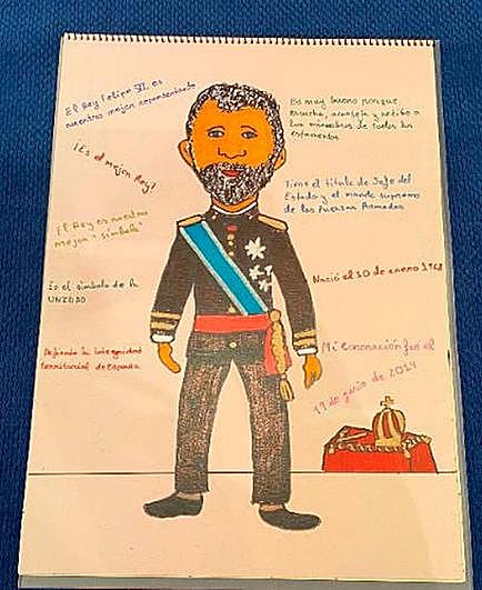 Detalle del trabajo presentado por la salmantina Ainhoa Santos