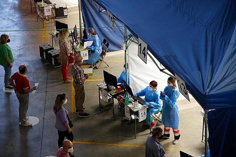 Vacunación en el Multiusos