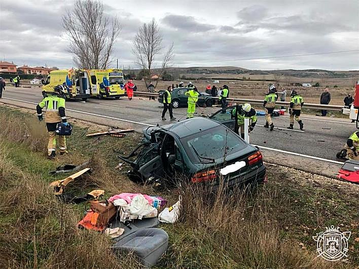 Imagen en el lugar del accidente