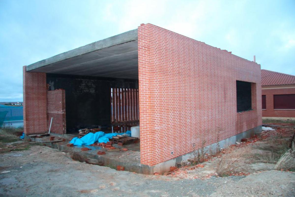 Estado de las obras de las aulas del colegio de Doñinos.