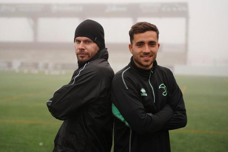 Mandi y Salinas, los dos jugadores del Unionistas con pasado en el Elche.