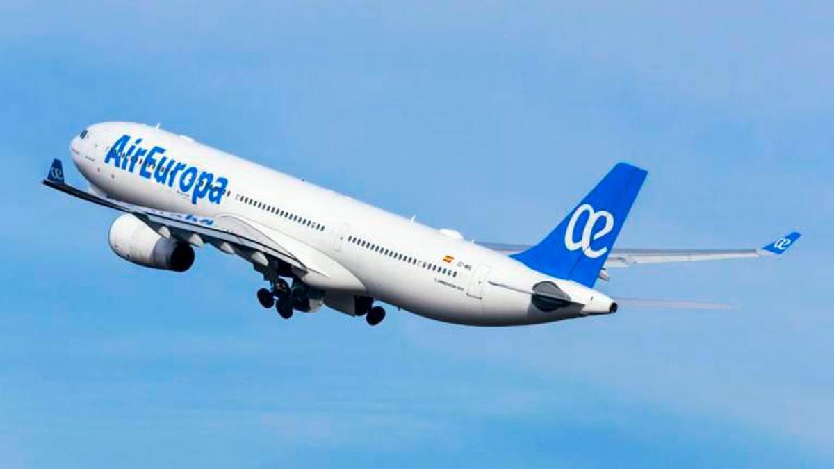 Un avión de la compañía Air Europa.