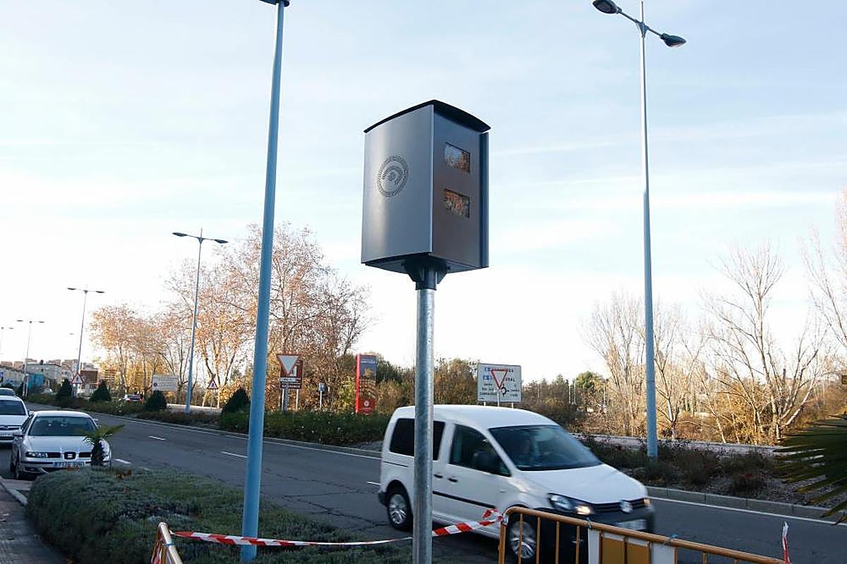 Una de las cajas de radar de la ciudad.