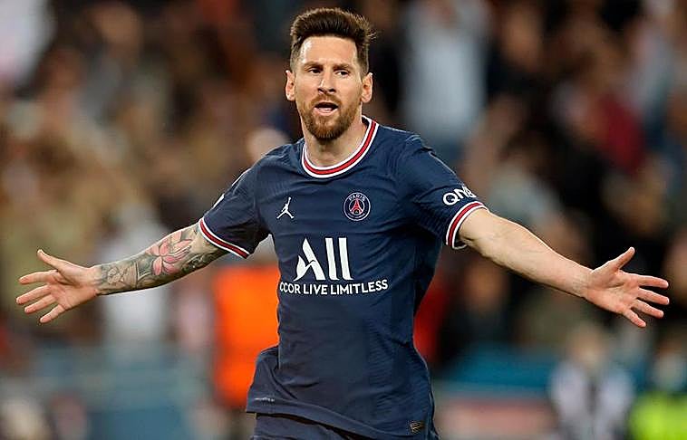 El jugador del PSG, Leo Messi