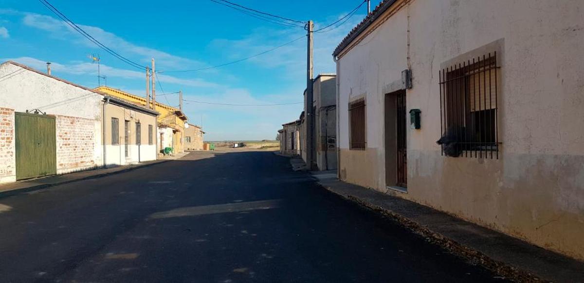 Calle en la que se encuentra la vivienda de la residían las gemelas.