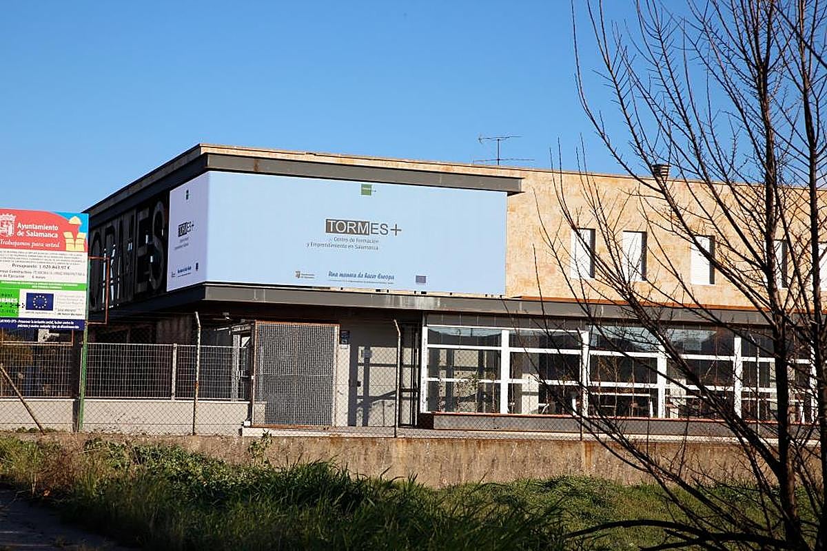 Centro de Emprendimiento Tormes+, en el que está casi listo para ponerse en marcha el Fab Lab para formar en fabricación digital.