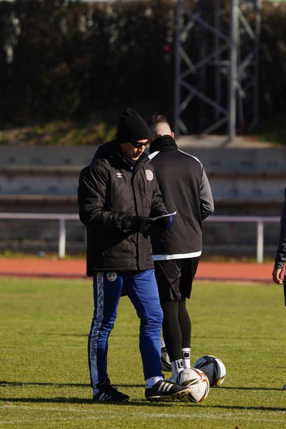 Antonio Calderón, entrenador del Salamanca UDS.