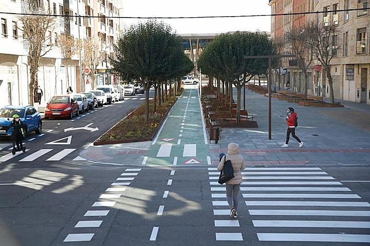 La renovada avenida de París, esta semana tras su completa reapertura