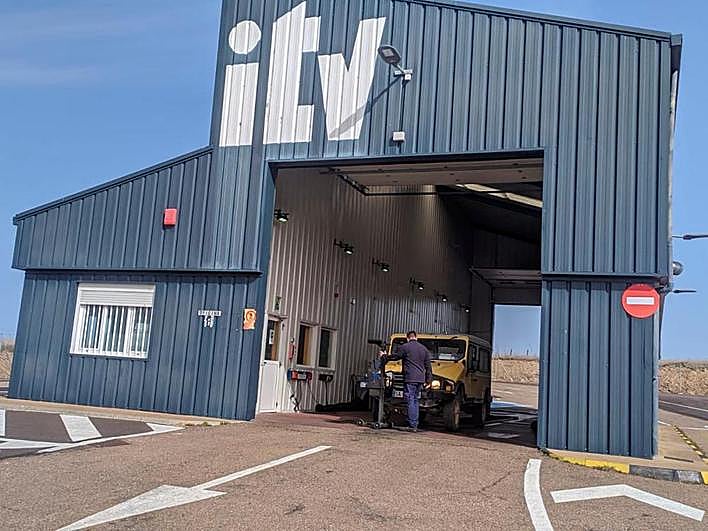 Centro de ITV en Vitigudino, con tan solo una docena de vehículos citados en el día de ayer.