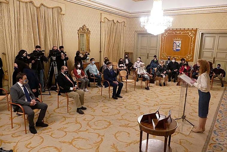 Homenaje a la mujeres celebrado el año pasado en el Ayuntamiento de Salamanca