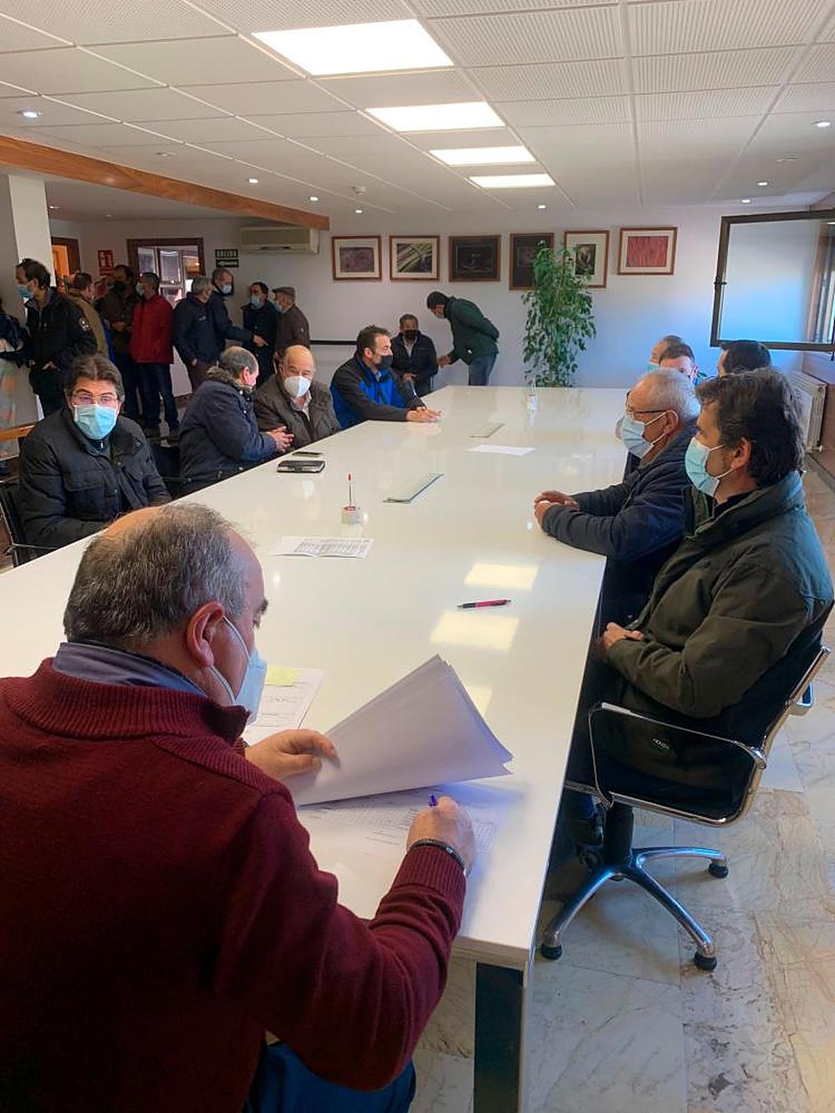 Mesa del vacuno de vida.