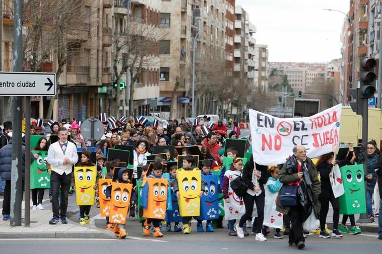 Desfile de disfraces del Consejo Social del Rollo antes de la pandemia.